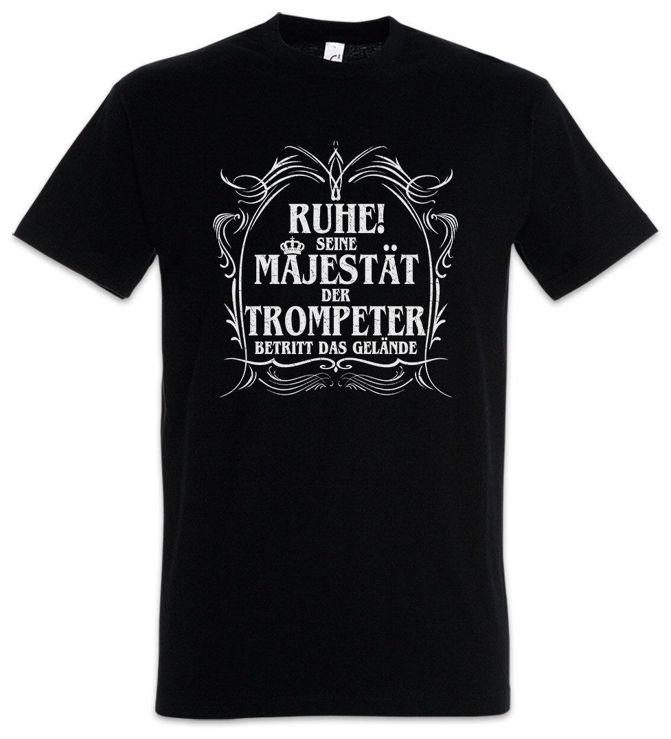 Urban Backwoods Print-Shirt Seine Majestät Der Trompeter Herren T-Shirt Rock Spieler Free Jazz (1-tlg) Band Musik Orchester Kapelle