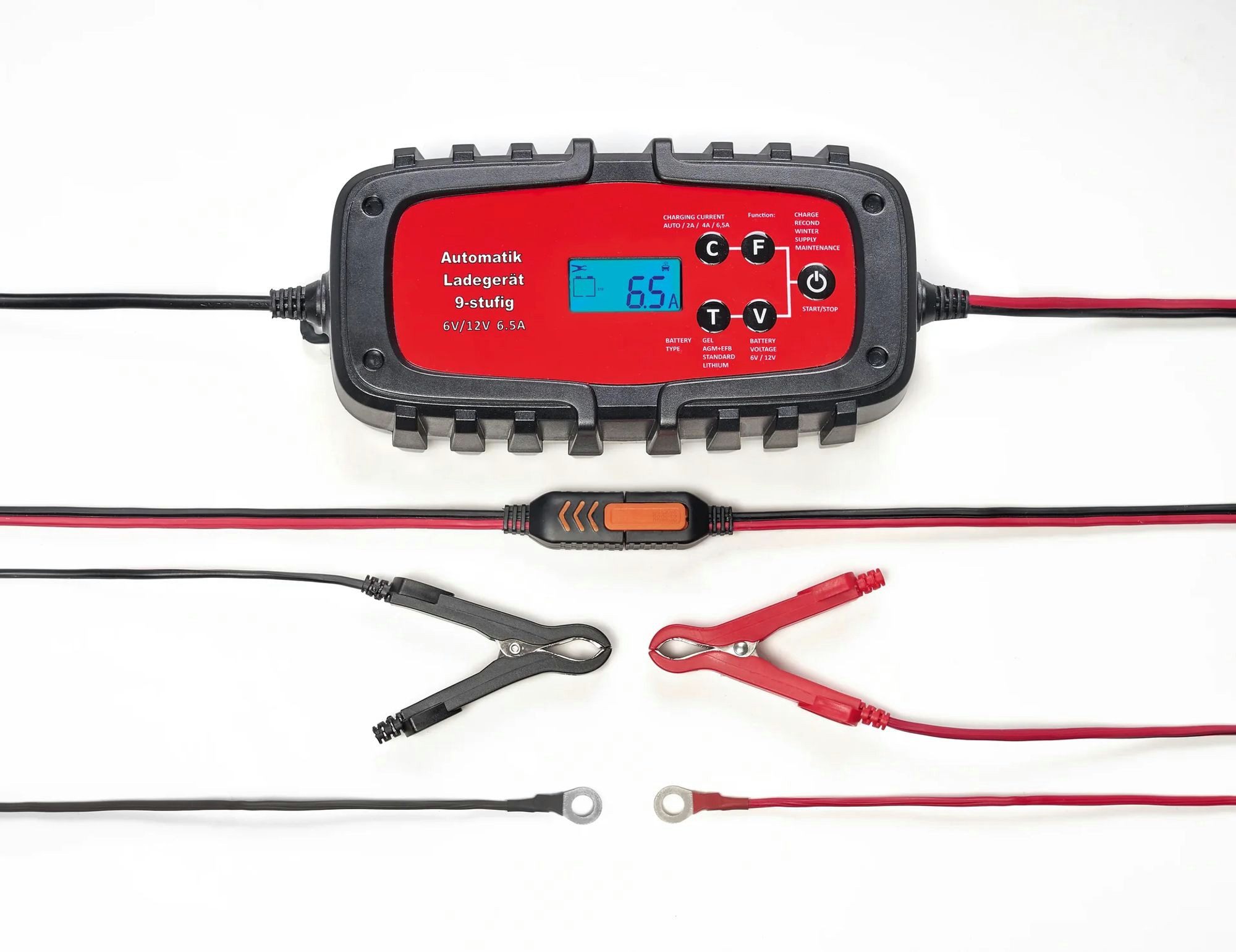 Westfalia Werkzeug Auto-Motorrad Ladegerät 6,5A Batterie-Ladegerät