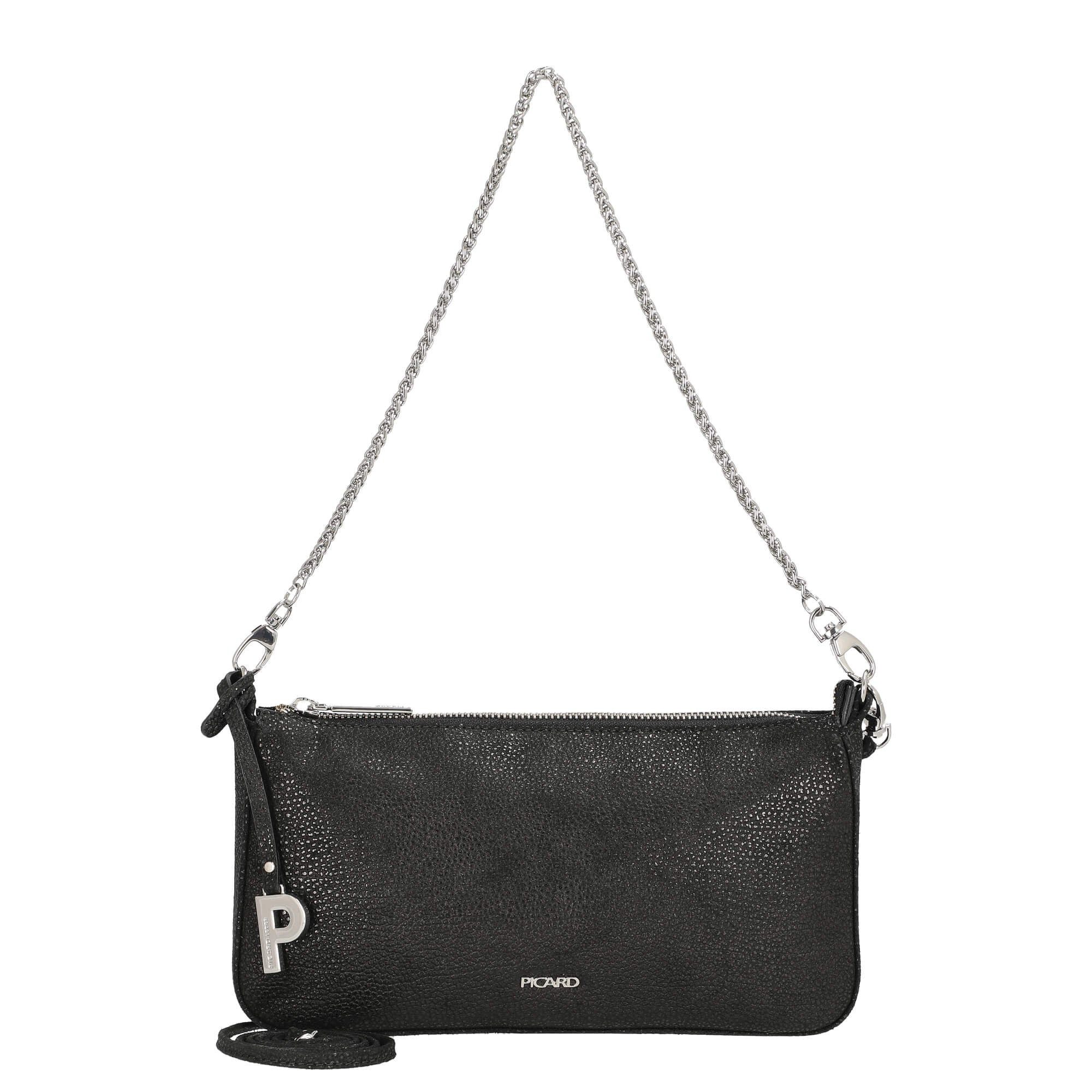 Umhängetasche Auguri - Schultertasche 26 cm (black)