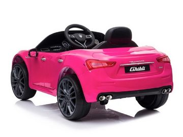 Elektro-Kinderauto Kinder Elektroauto Maserati Ghibli pink, LED, MP3, FB