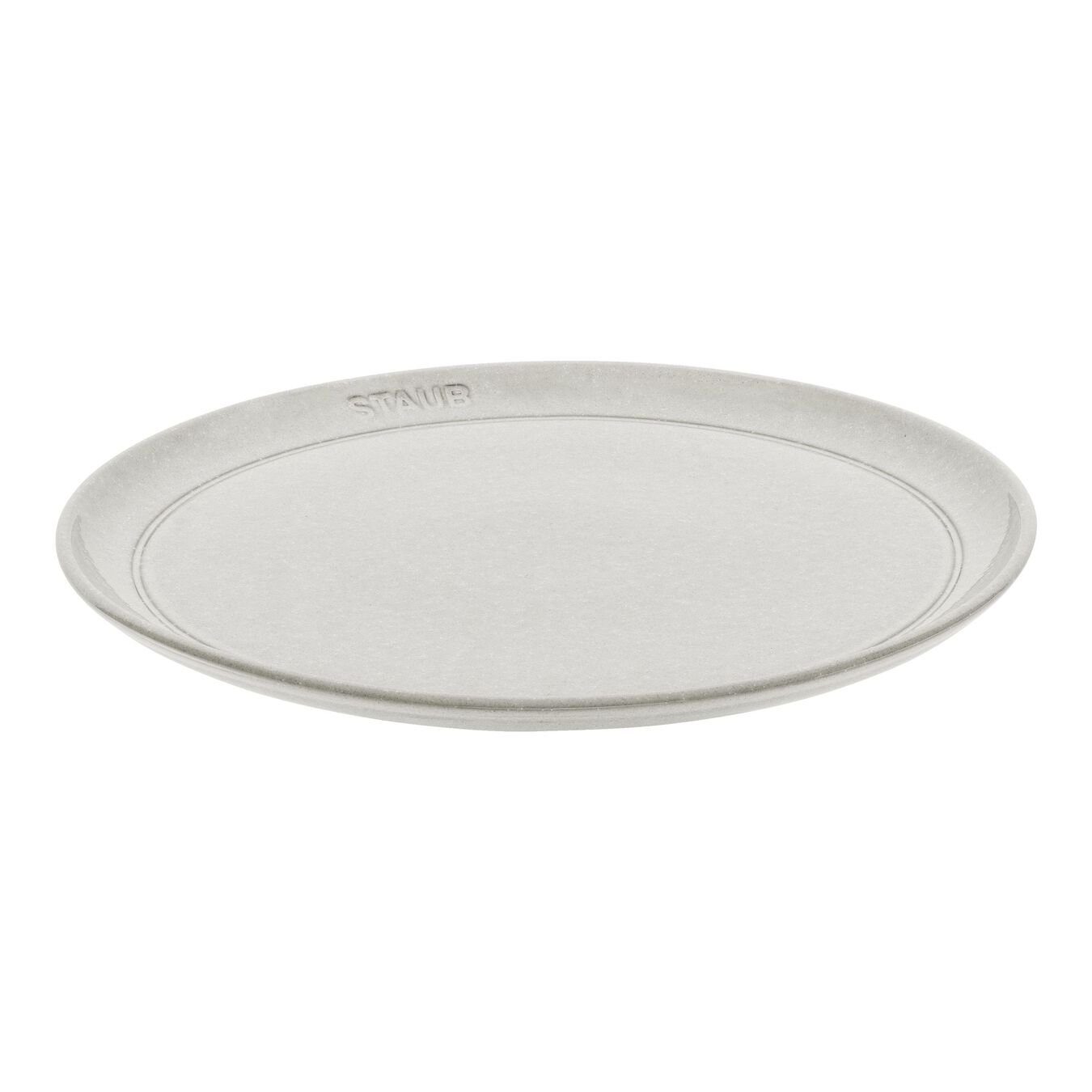 STAUB Staubteller Mit Holzunterlage – Rechteckig, 33 X 23 Cm, 1 Liter Volumen, Aus Gusseisen, Schwarz