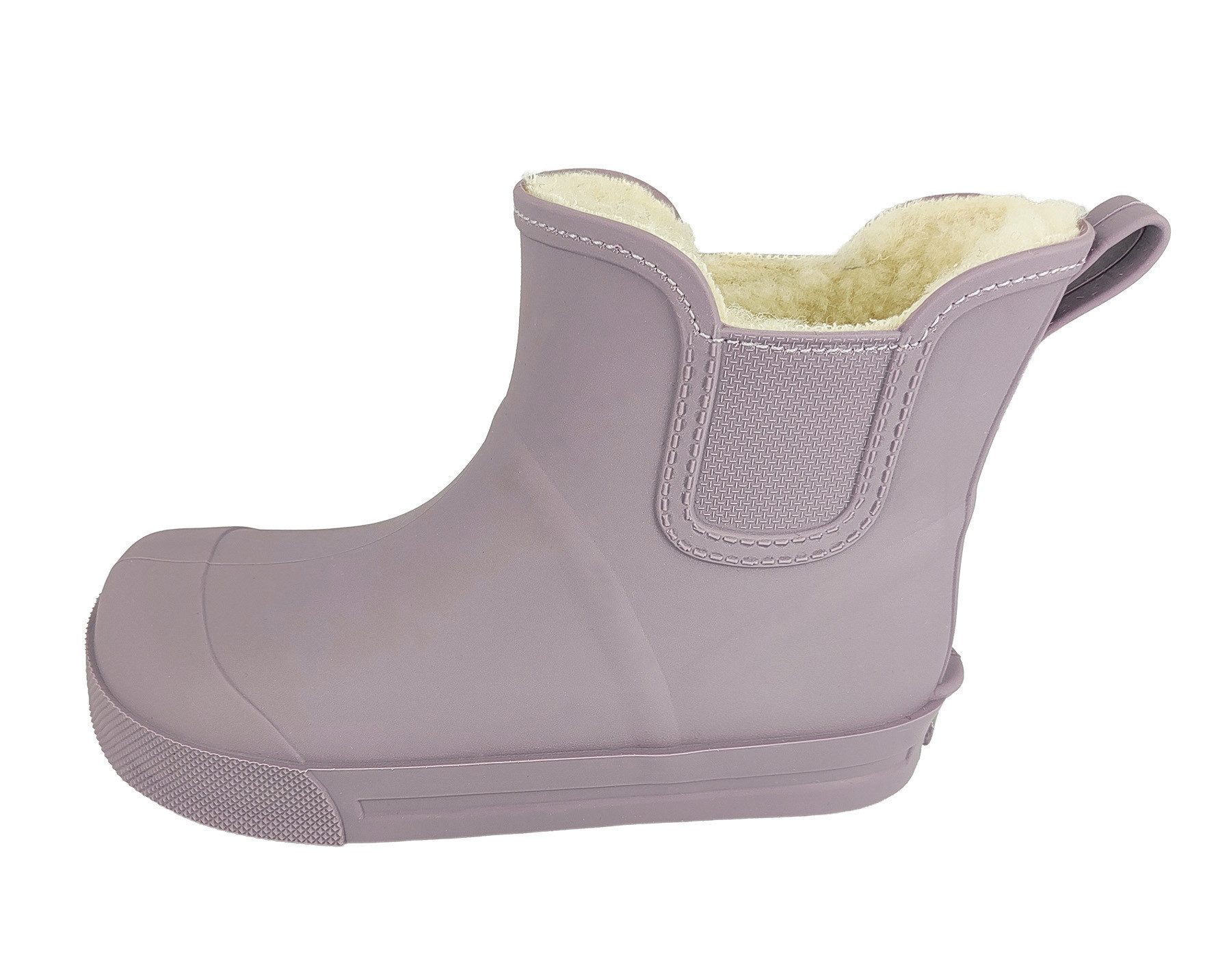 Beck Barfuß-Regenstiefel mit Warmfutter Gummistiefel Breite Zehenbox