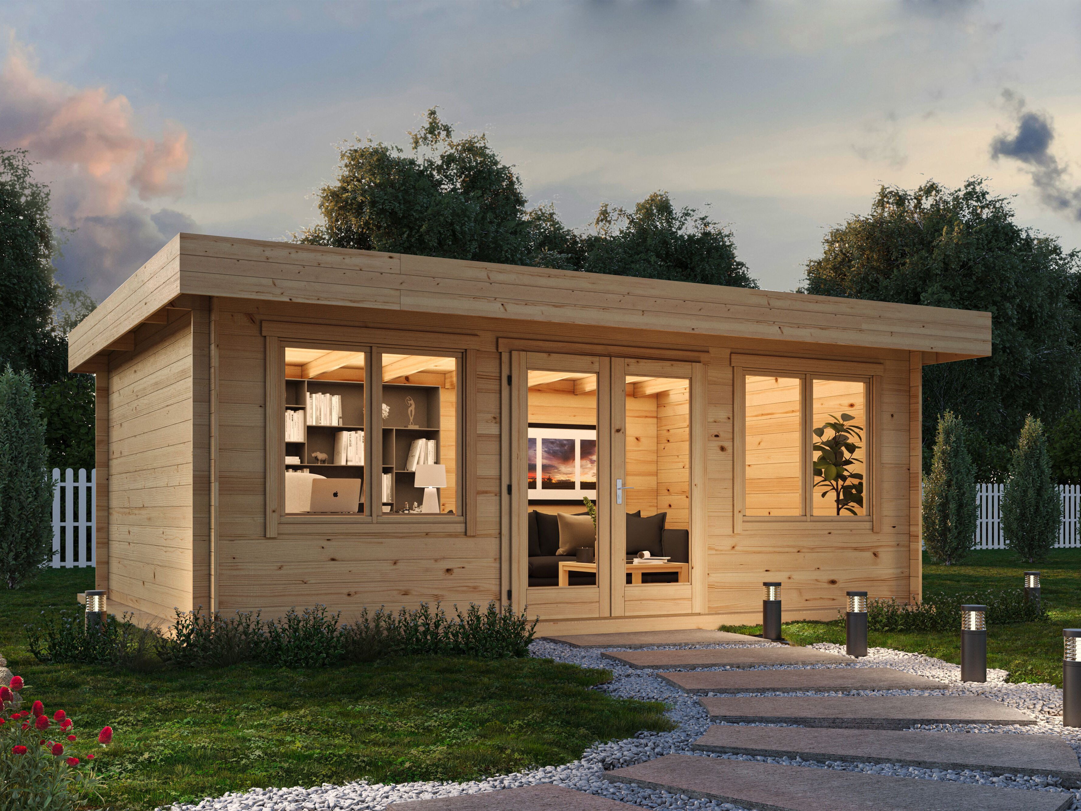 Fjordholz Gartenhaus Lino 28