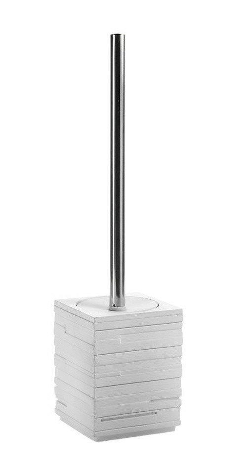 Gedy WC-Reinigungsbürste QUADROTTO stehende WC-Bürste, weiß, Gedy-QU3302