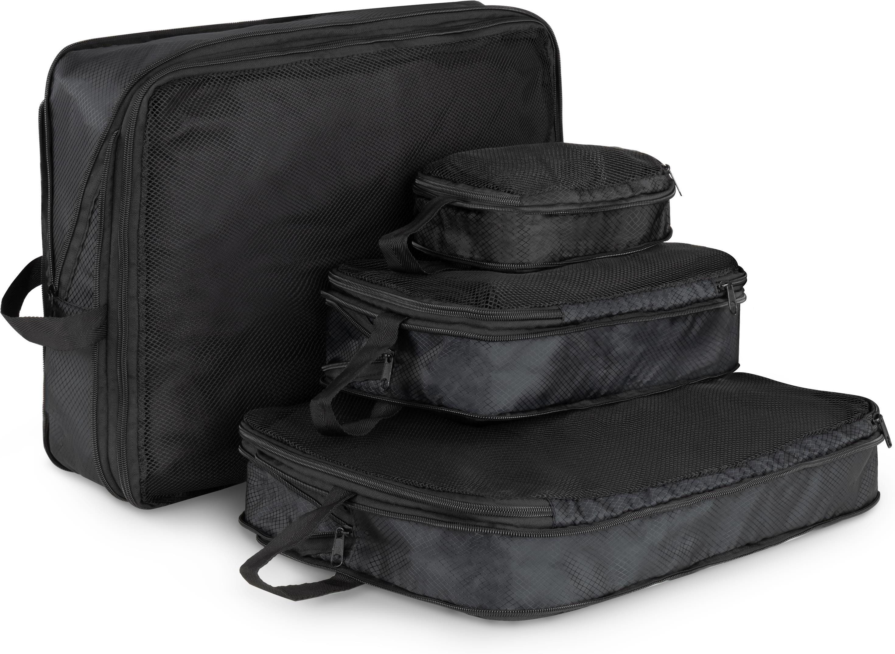 normani Kleidersack Kleidertaschen 4-teilig Nuqui (Set, 4 St) 4 Kompressions-Packtaschen mit Wäschebeutel