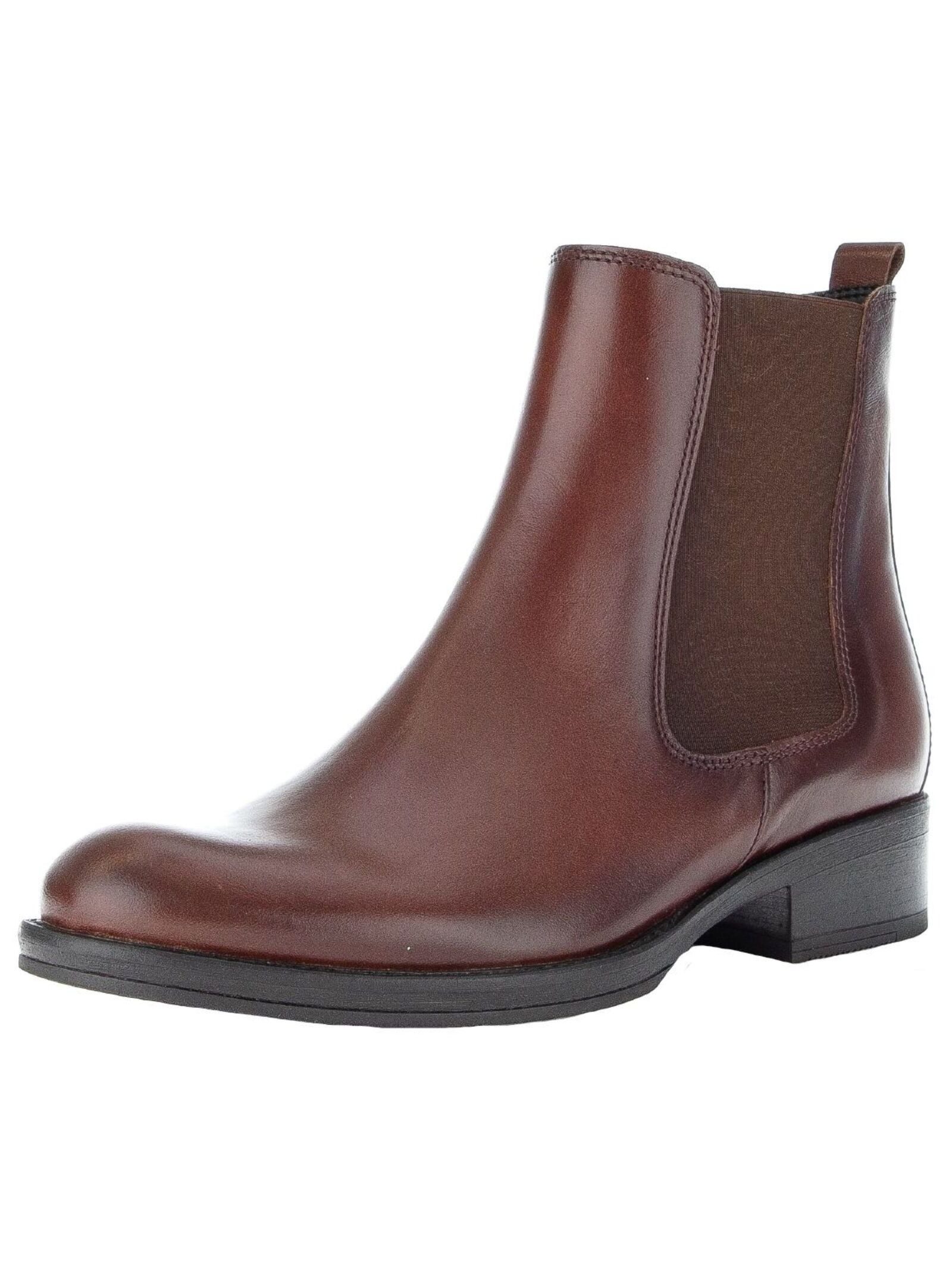 Stiefelette Leder/Textil Stiefelette