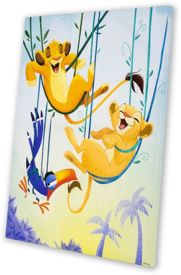 Disney Leinwandbild »Simba & Nala«, (1 Stück)-HomeTrends