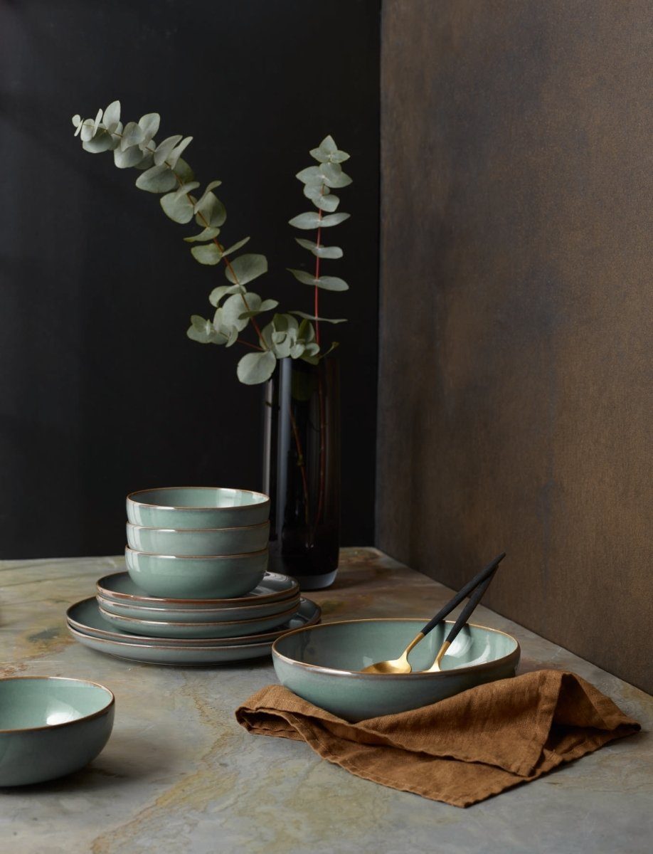 ASA SELECTION Pastateller SAISONS Pastateller eucalyptus 21 cm, Geschirr