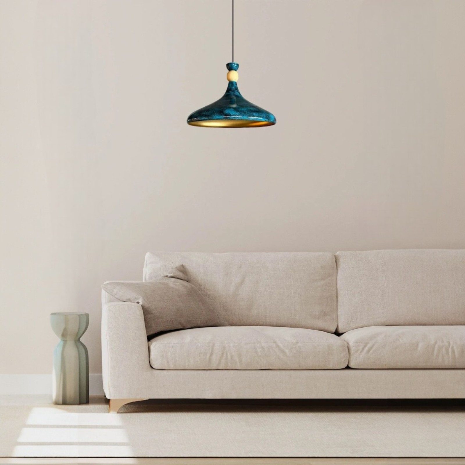 Bamyum Pendelleuchte Pendelleuchte Ø35 cm Metall günstig online kaufen