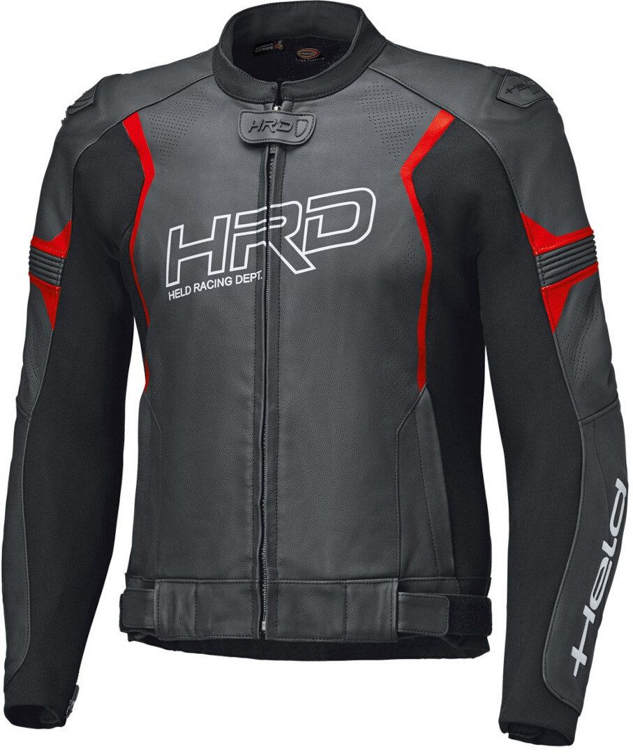 Held Biker Fashion Motorradjacke Street Rocket 4 Motorrad Lederjacke Airbag vorbereitet,Ellenbogenprotektoren enthalten,Schulterprotek