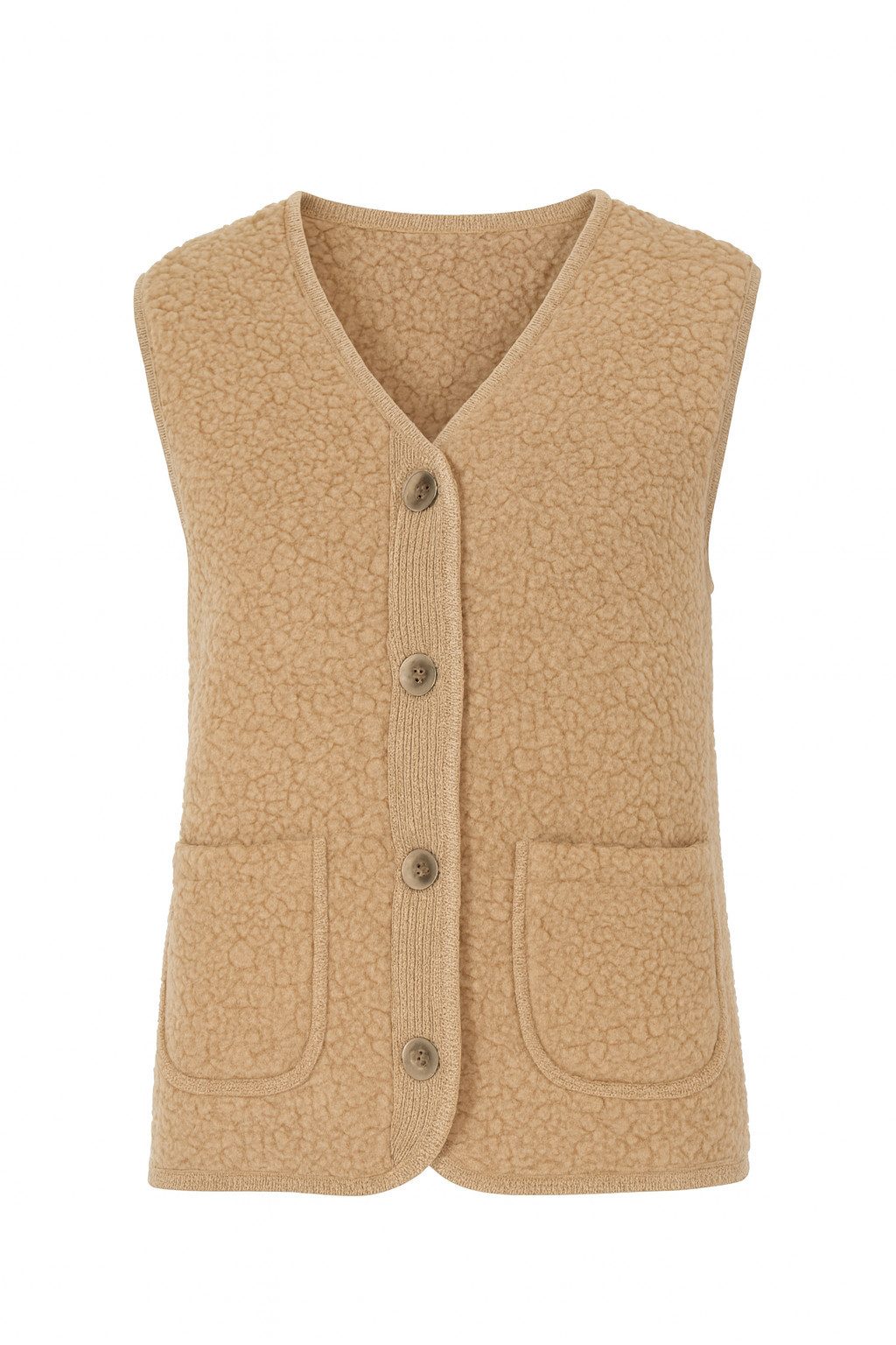May Gem Kurzweste Damen Teddy Weste günstig online kaufen