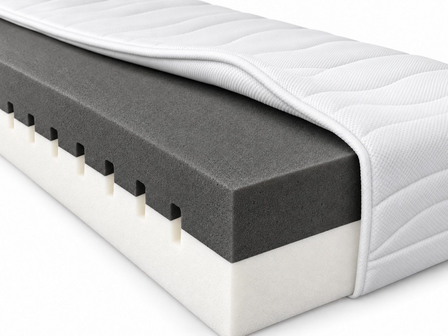 Kaltschaummatratze Twin Sleep 7-Zonen Kaltschaummatratze 21 cm wendbar, Beco, 21 cm hoch, Allergikergeeignet, wendbar, waschbarer Bezug bis 60 °C