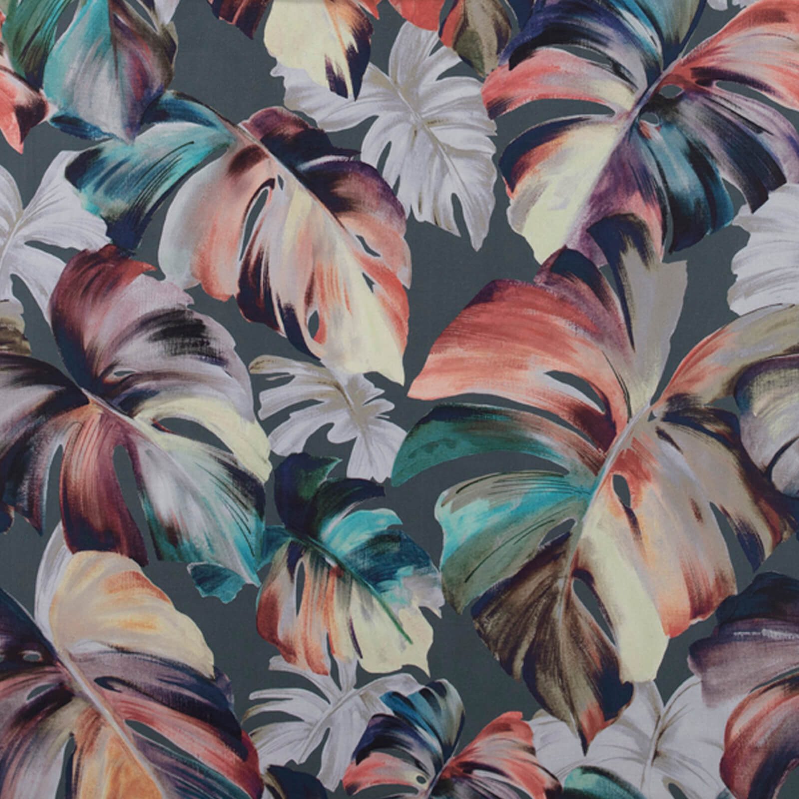 Estella Bettwäsche Amy 4832 532 Salbei, Satin, 2 teilig, Monstera, Tropen