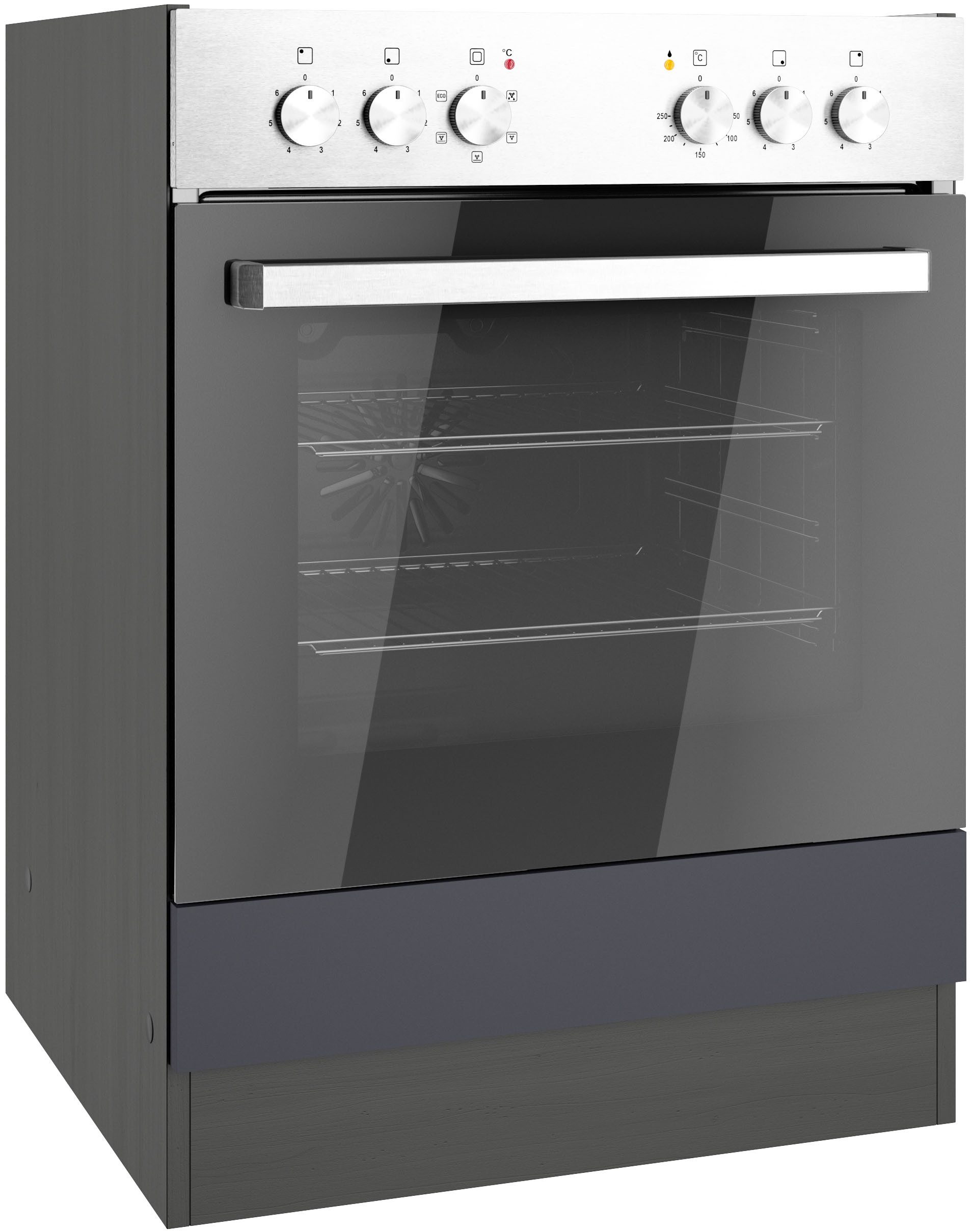 KOCHSTATION Herdumbauschrank KS-Milan Herdumbauschrank 60 cm, matte oder ho günstig online kaufen