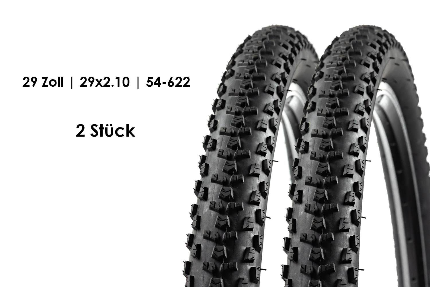 Non-Branded Fahrradreifen 2 Stück 29 Zoll PACO Tires Fahrrad Reifen 54-622 Mountain Bike MTB