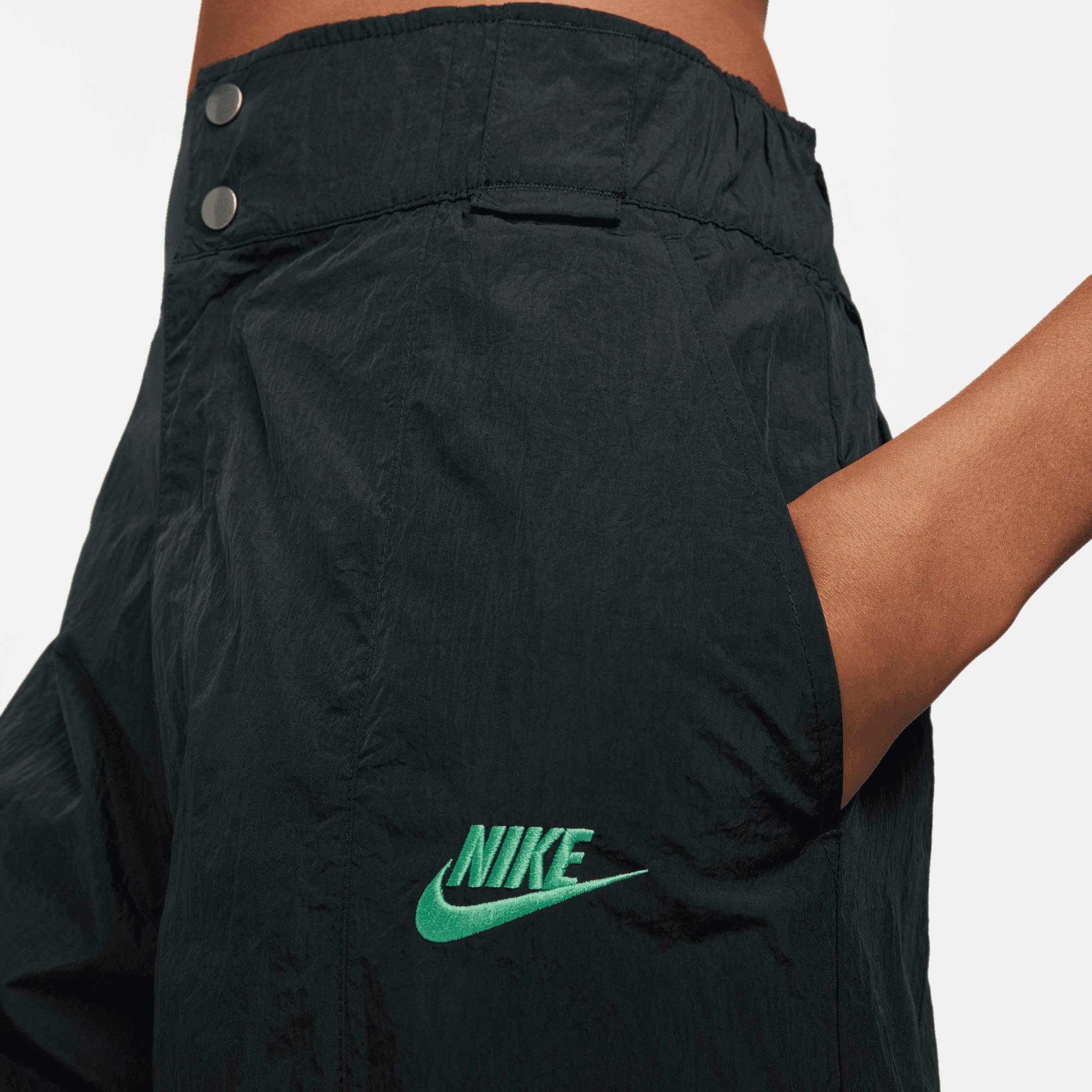 Nike Sportswear Jogginghose W NSW HR PANT WVN SW OS schwarz