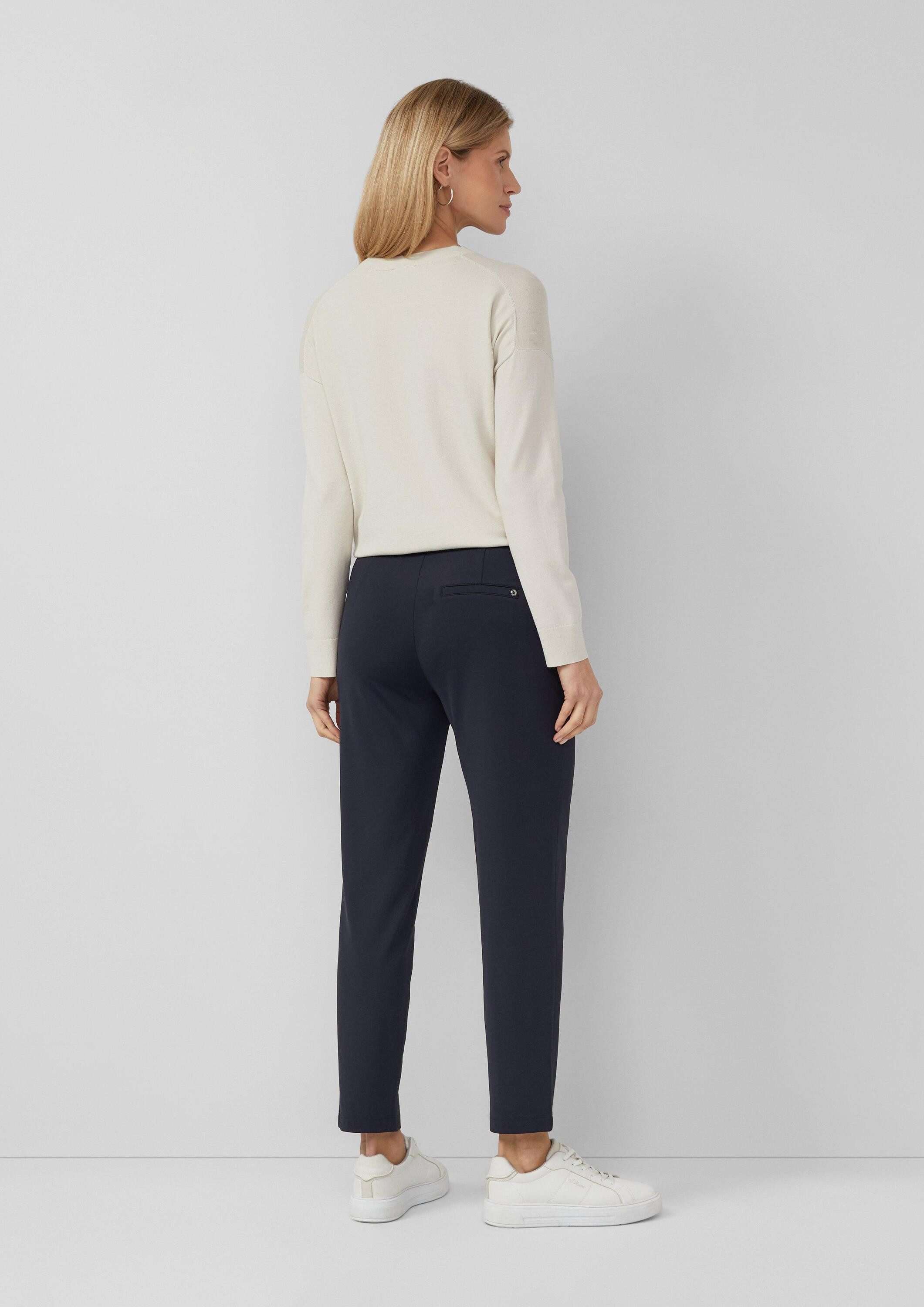 s.Oliver 7/8-Hose Hose Jogpants aus fließendem Interlockjersey