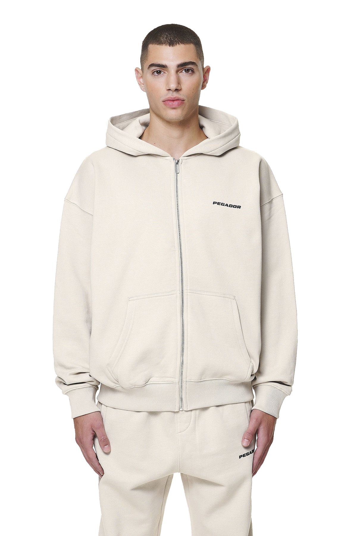 PEGADOR Sweatjacke Colne Logo (1-tlg., kein Set)