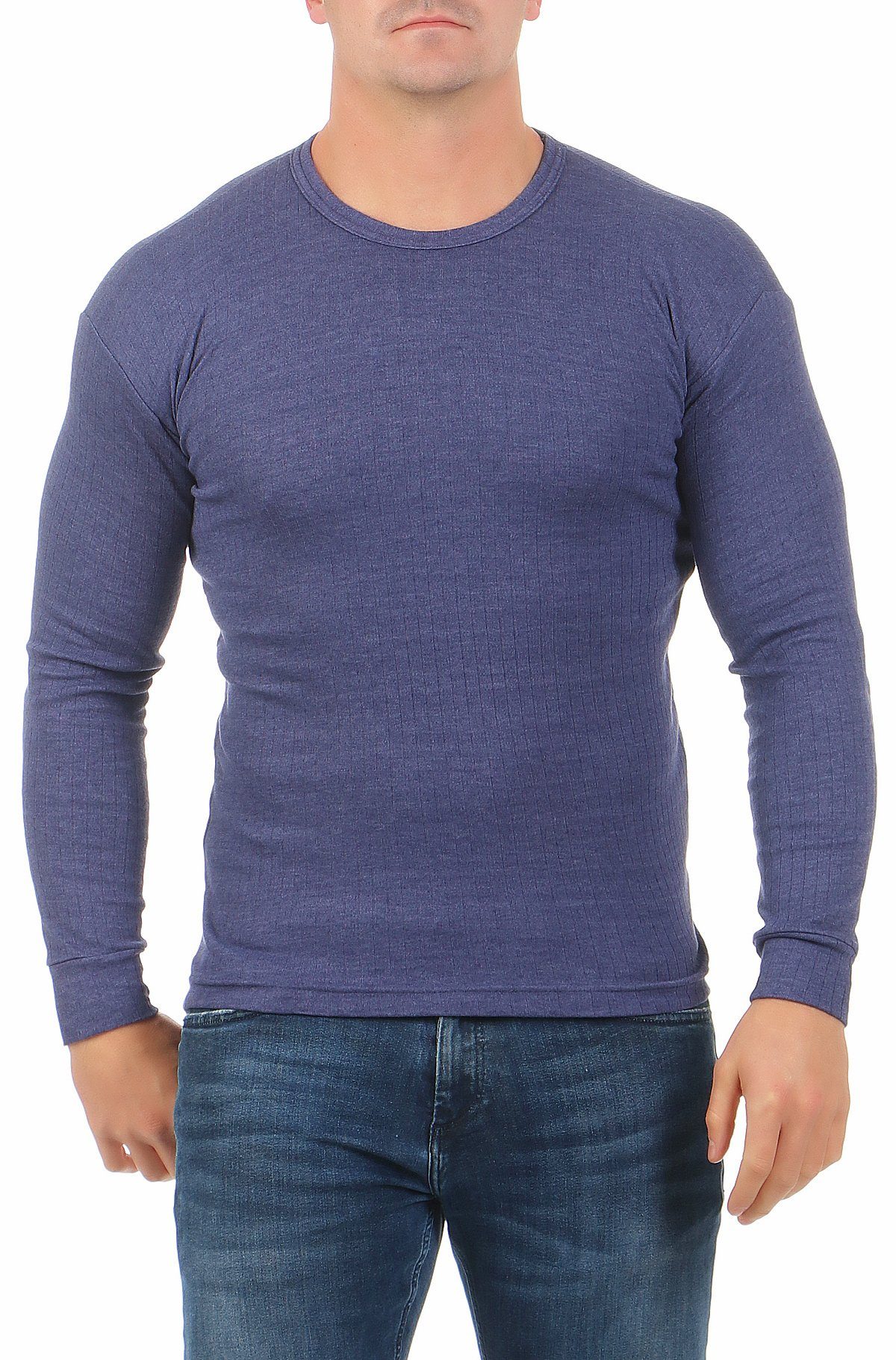 CLEO STYLE Thermounterhemd Herren Thermo Unterhemd CL 4035 Blau 8/XXL günstig online kaufen