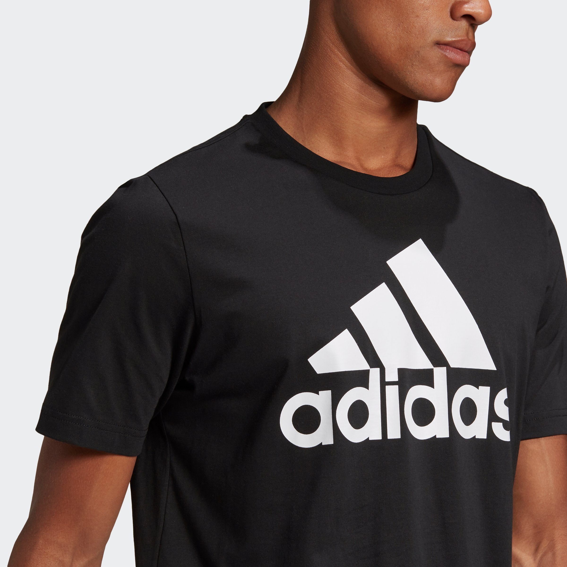 T-Shirt ESSENTIALS Sportswear LOGO adidas BIG BLACK/WHITE