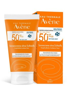 Avene Gesichtspflege Sonnencreme SPF 50+ ohne Duftstoffe, 1-tlg.