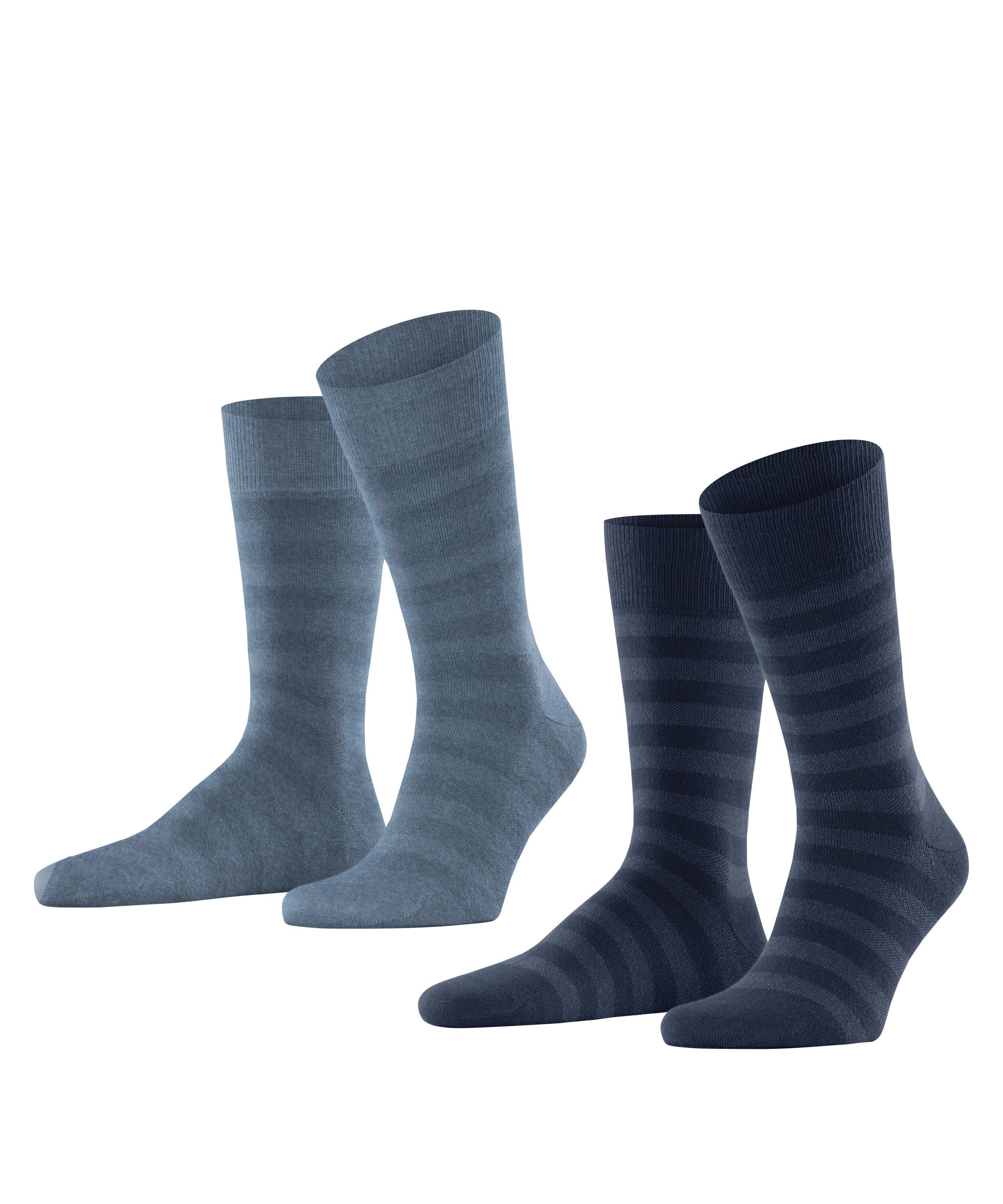 Socken Mesh Stripe 2-Pack