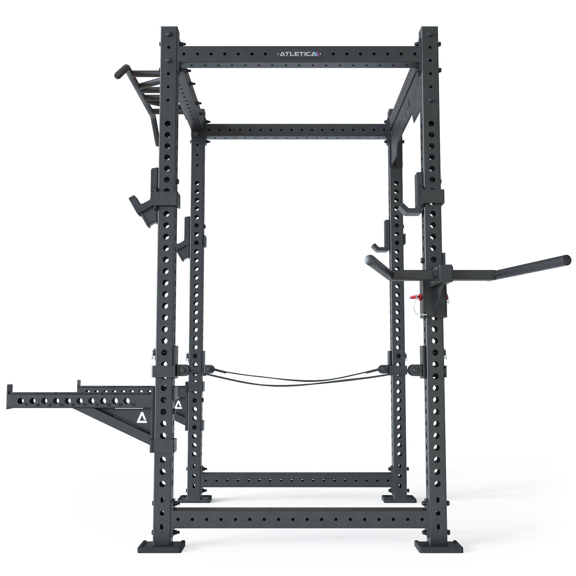 ATLETICA Power Rack kg cm, R8-SoundWave black Rack, 186 226x123x123 Power