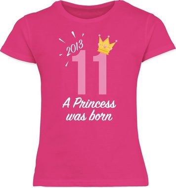 Shirtracer T-Shirt Elfter Mädchen Princess 2013 11. Geburtstag