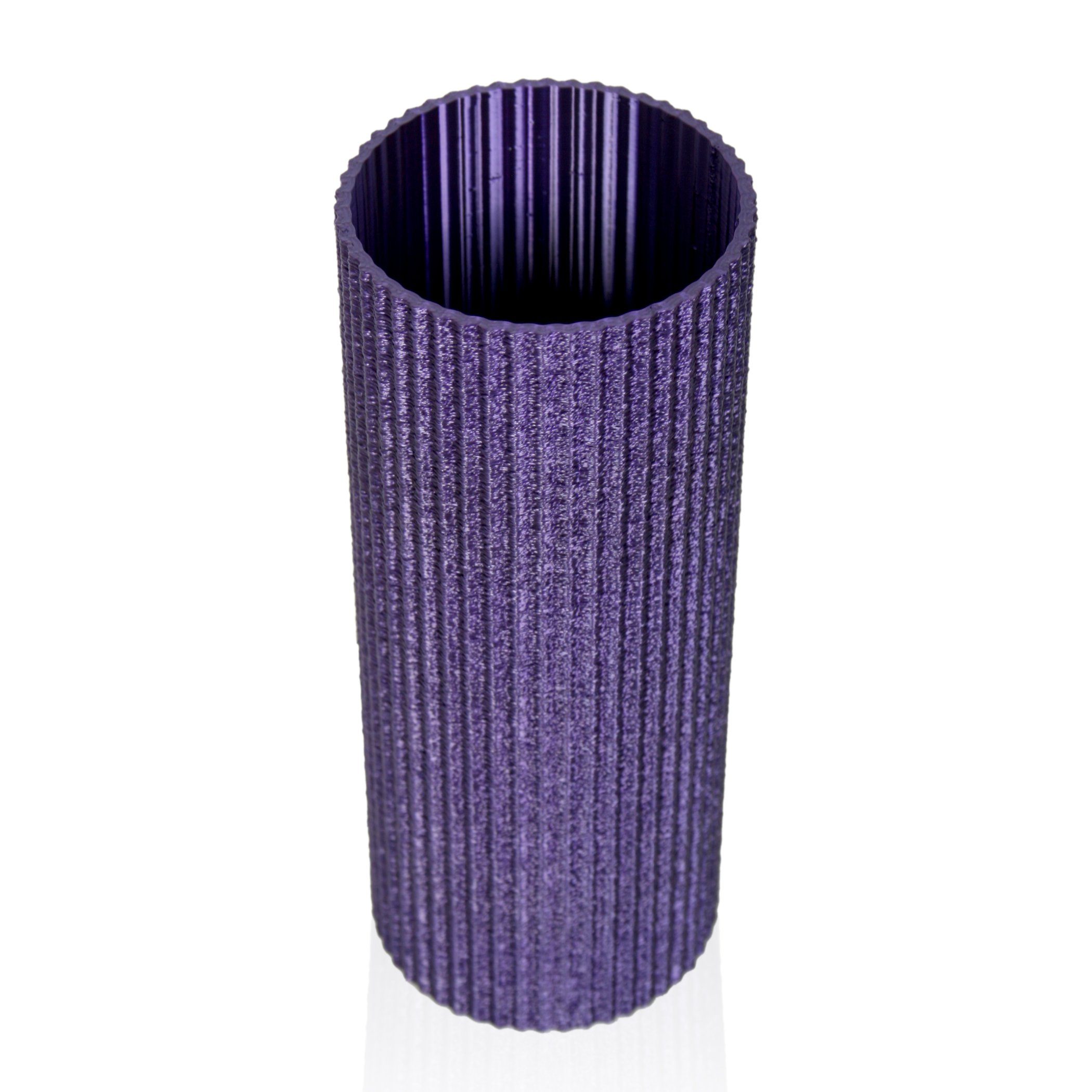 Designer Bio-Kunststoff, & – Blumenvase Kreative Dekovase Violet Rohstoffen; wasserdicht aus aus Dekorative nachwachsenden bruchsicher Vase Feder
