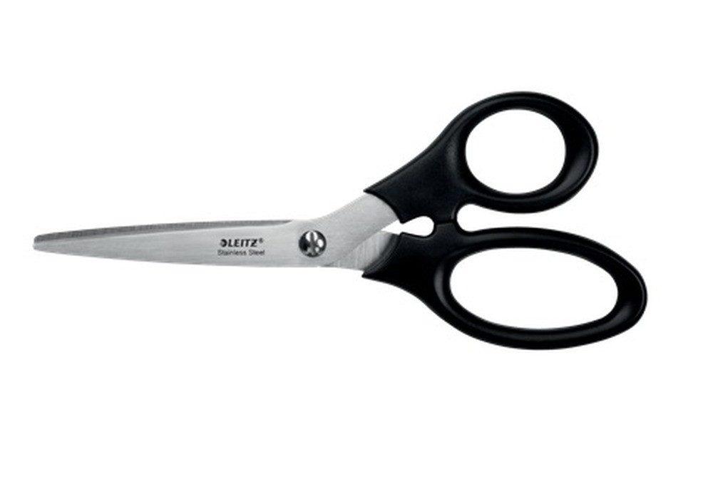 LEITZ Papierscheren Leitz Schere schwarz 18,5 cm