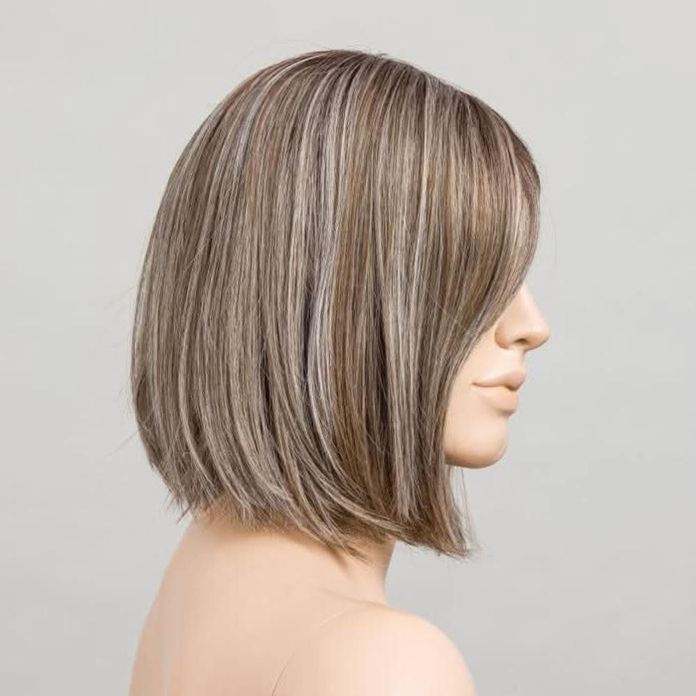 Ellen Wille Kunsthaarperücke Ellen Wille Vivi Mono Part, Kinnnaher Bob, hitzeresistent, Lace Front, Monofilament-Scheitel, 97g
