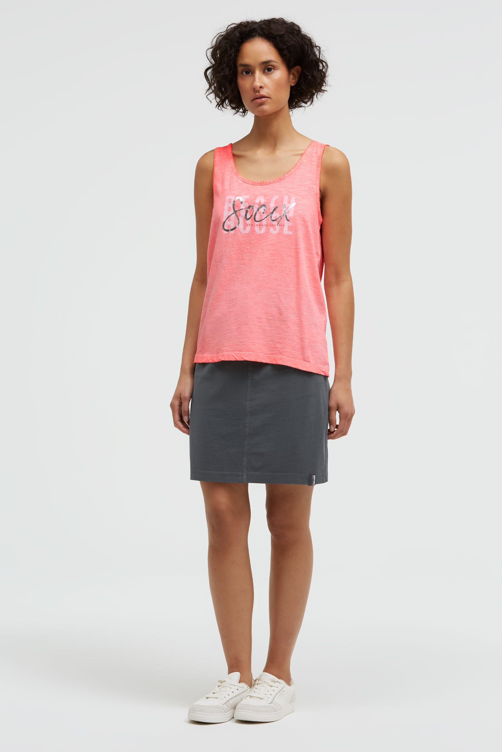 SOCCX Tanktop aus Baumwolle