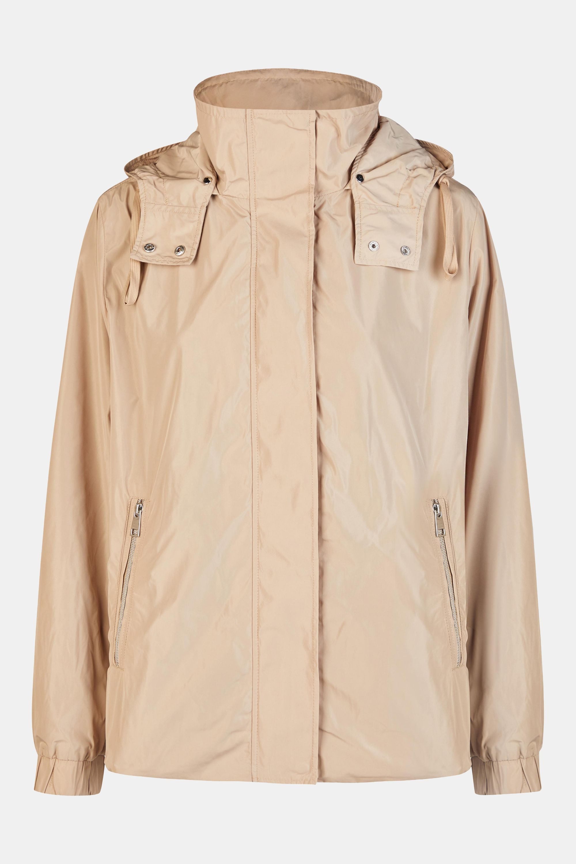 Barbara Lebek Blouson Outdoorjacke, Frühlingsjacke oder Damenjacke mit abnehmbarer Kapuze
