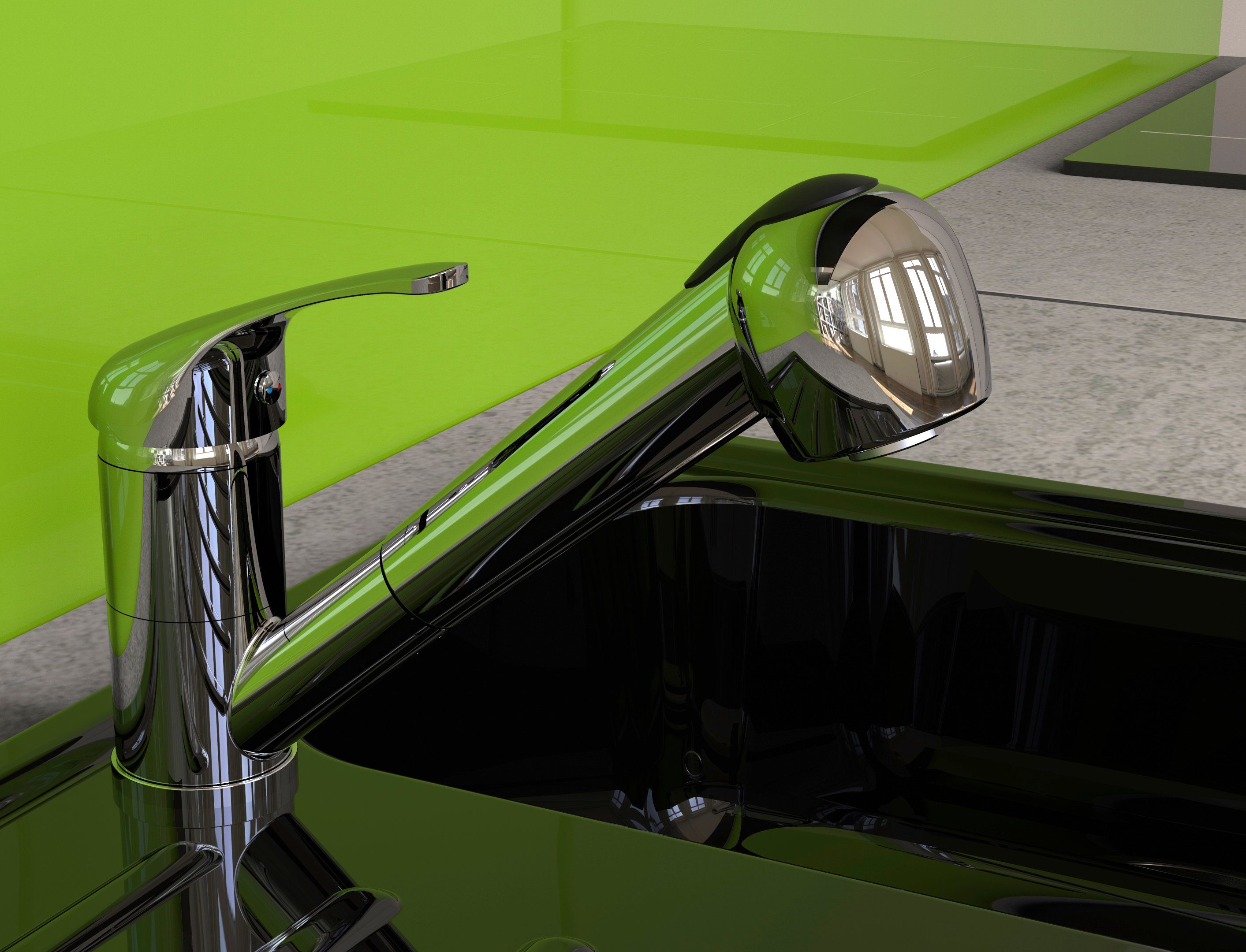 Eisl Spültischarmatur mit Geschirrbrause, Wasserhahn ausziehbar, Mischbatte günstig online kaufen