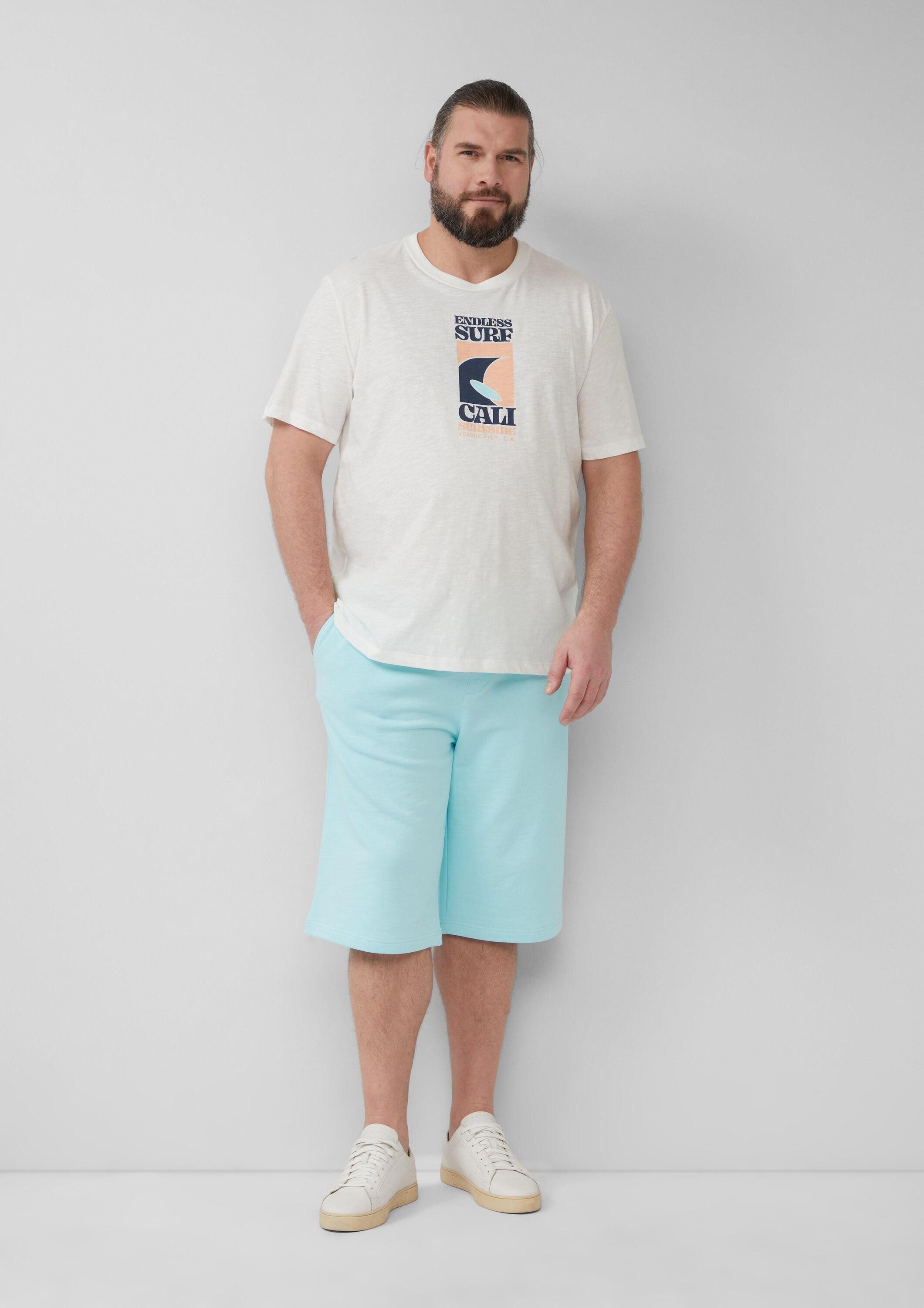s.Oliver Shorts Bermuda DETROIT Detroit: Sweat-Bermuda mit Flammgarnstruktu günstig online kaufen