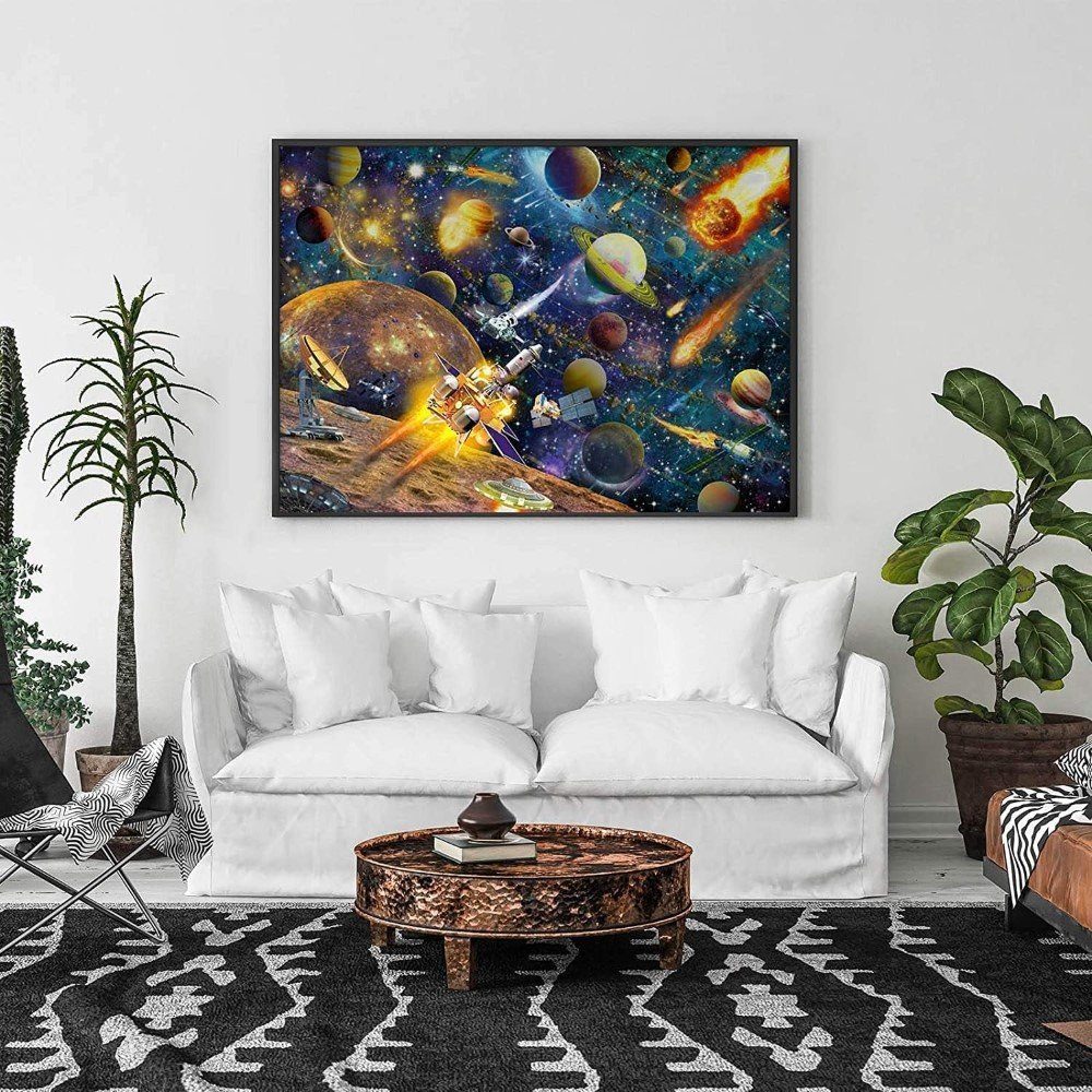 Huadada Puzzle SolarGalaxy 1000 Teile Puzzle Erw. 70x50cm, 1000 Puzzleteile günstig online kaufen