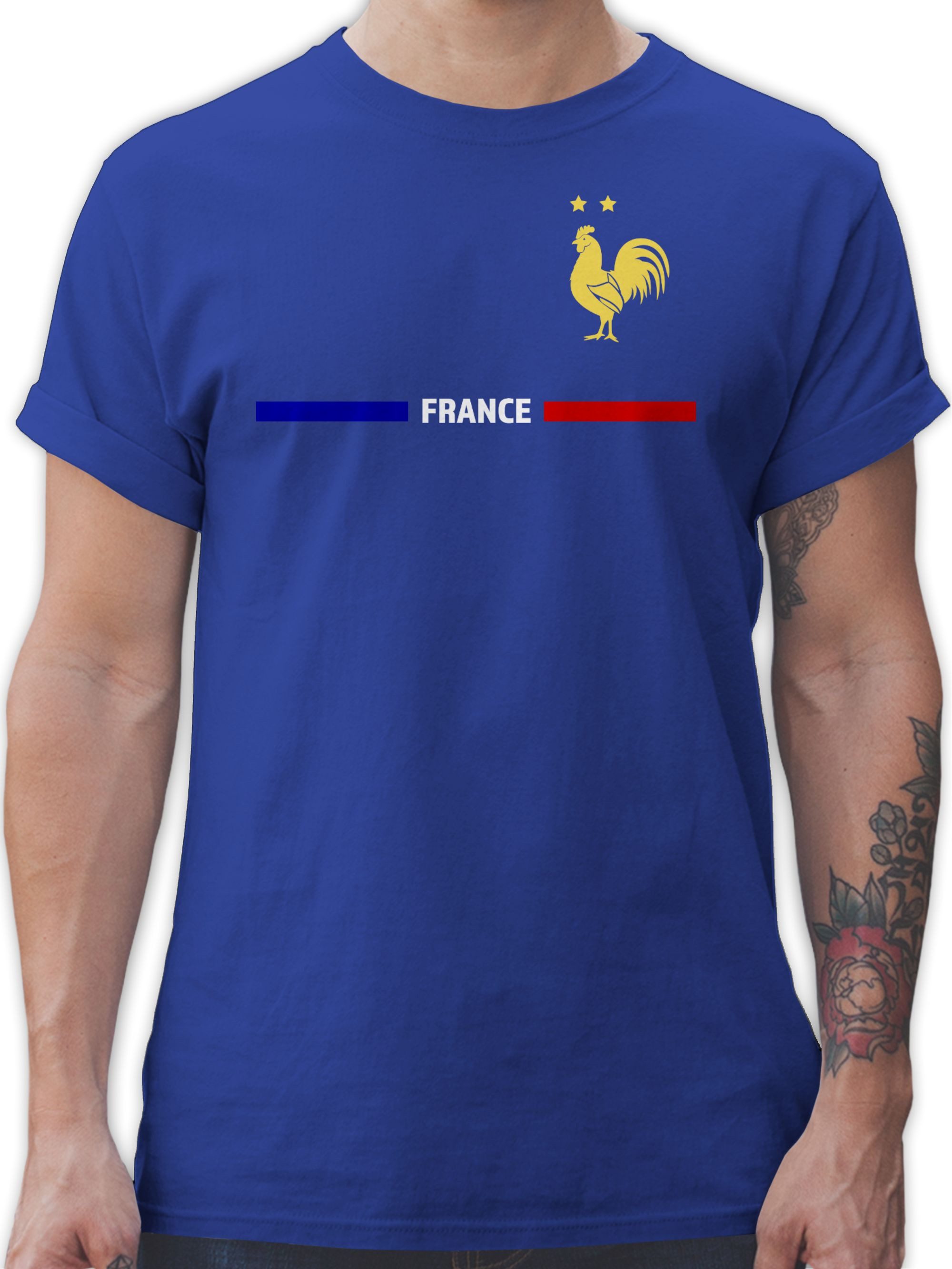 Shirtracer T-Shirt Frankreich Trikot Wappen, France günstig online kaufen