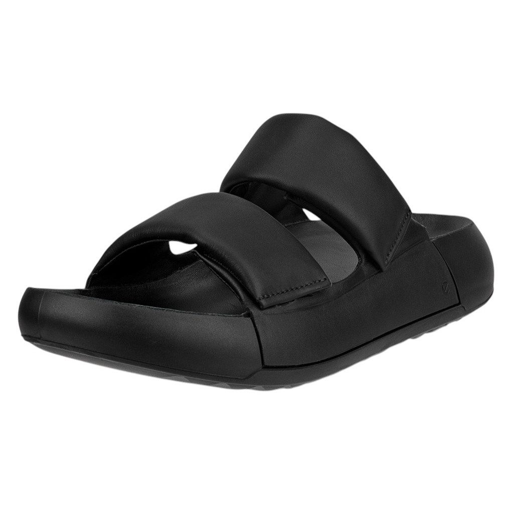Ecco Cozmo Pf Cross Sling (Vollnarbenleder) schwarz Damen Sandale