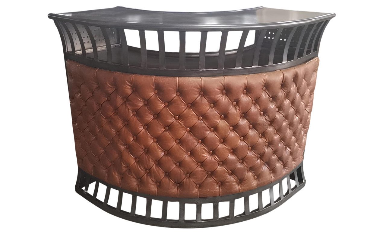 Xlmoebel Bartisch Retro Stehtisch für Wohnzimmer, Bartresen, Club Lounge (1-St., Bar Tisch), Hergestellt in Europa