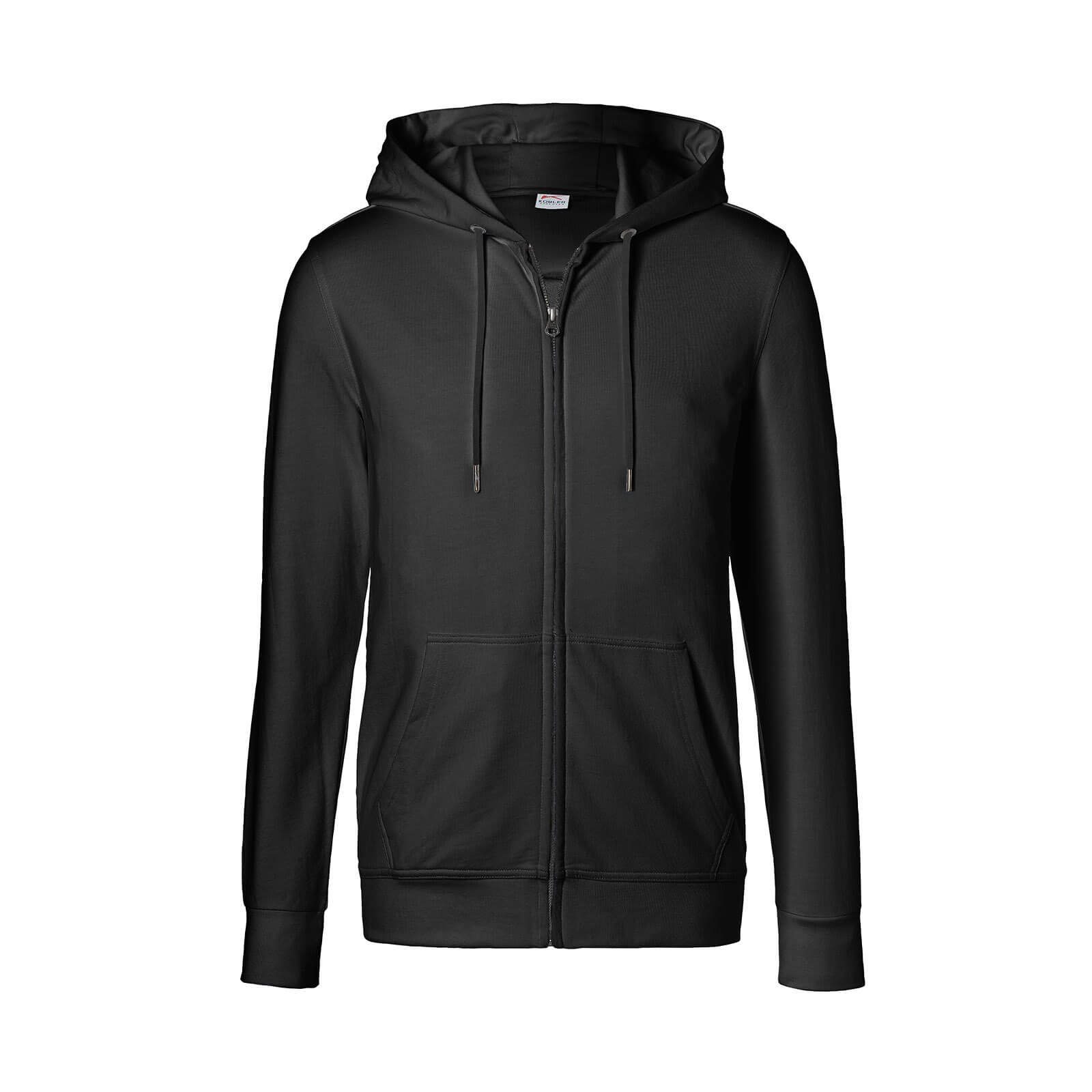 Kübler Sweatjacke Kübler Shirts Kapuzen-Sweatjacke schwarz