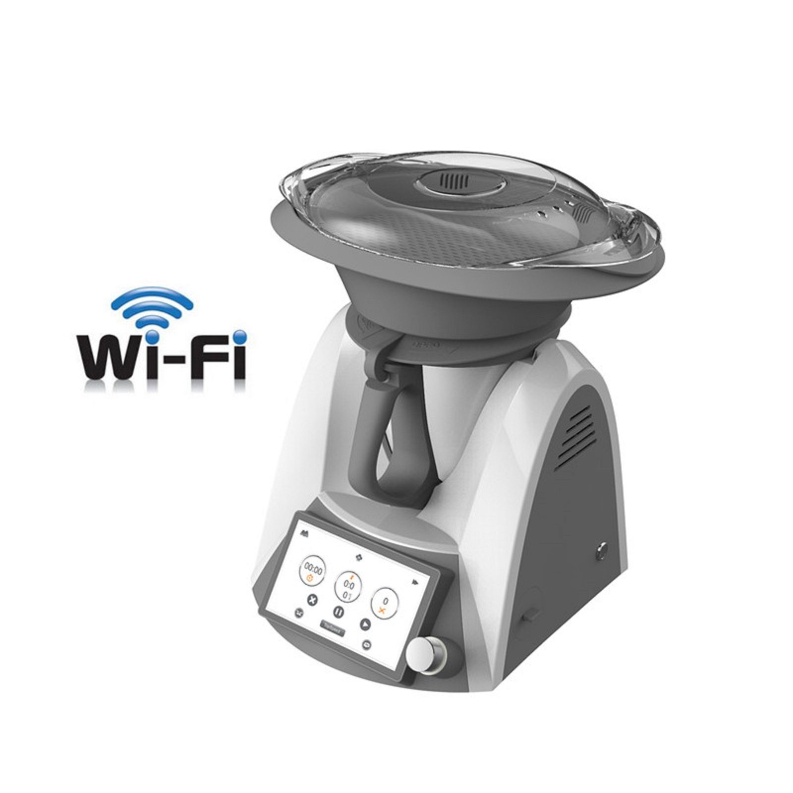 7 ICOOKERMIX Schüssel, Küchenmaschine Kochfunktion Wifi W, 1000 TC mit l mit MooSoo 2,00 inkl. Wifi,