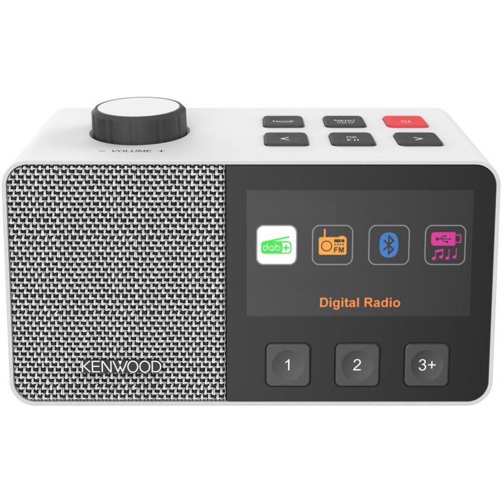 Kenwood CR-M70DAB-W DAB Radioempfänger weiß Weltempfänger