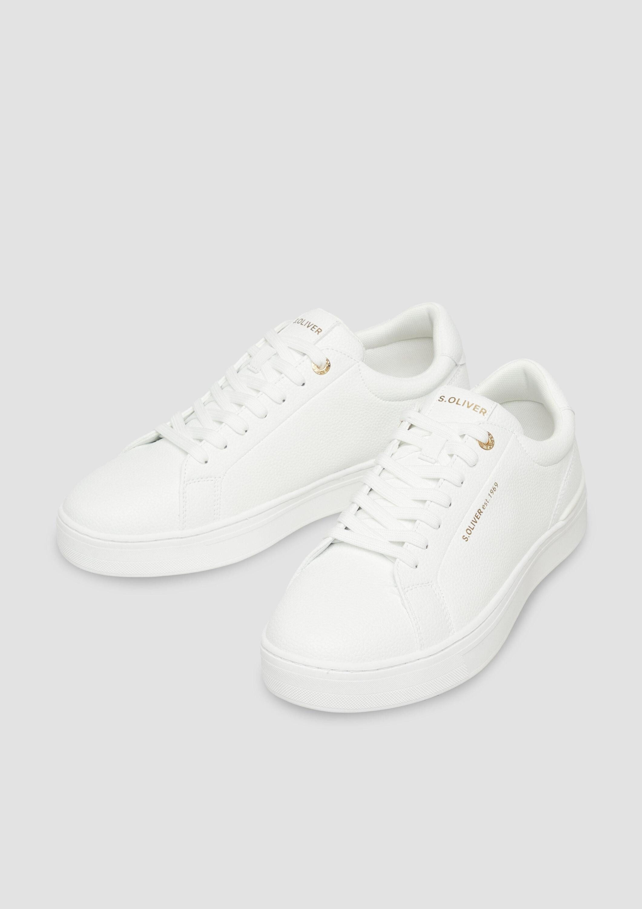 s.Oliver Sneakers Sneaker Legere Sneaker in Leder-Optik