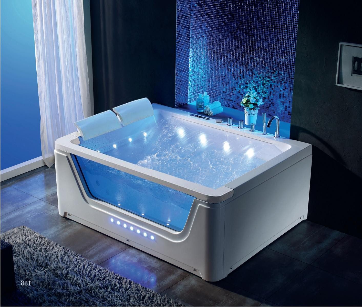 Duwilux Whirlpool-Badewanne Whirlpool Oklahoma 2 170x120 Badewanne Whirlwanne & Extras weiß, (1-tlg)