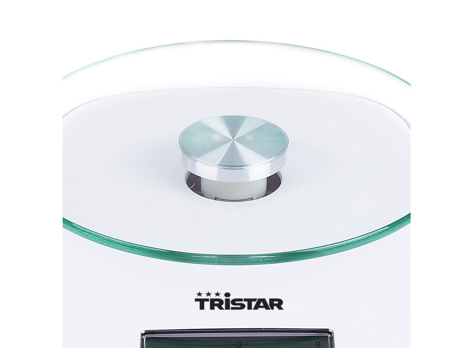 mit Lebensmittelwaage Zuwiegefunktion Tara digitale für Küche Küchenwaage, Tristar Glas