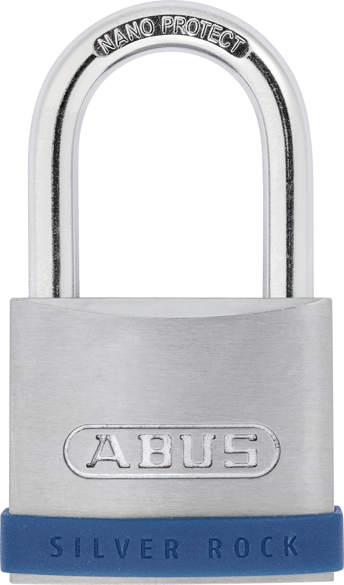 ABUS Vorhängeschloss, Silikon Schutzrahmen, 5-Stift Präzisionszylinder, für den Innenbereich