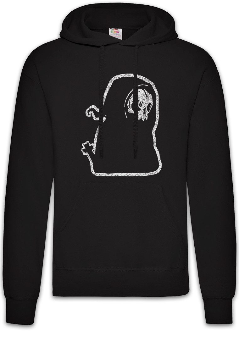 Hoodie Blind Skater Herren Hoodie Skateboarding Sensenmann Grim Reaper Skate