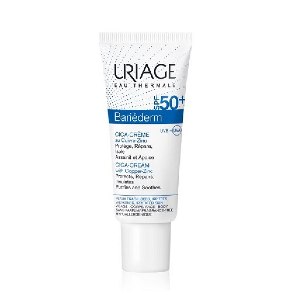 Uriage Körperpflegemittel Bariederm regenerierende Creme für rissige Haut SPF 50 40 ml
