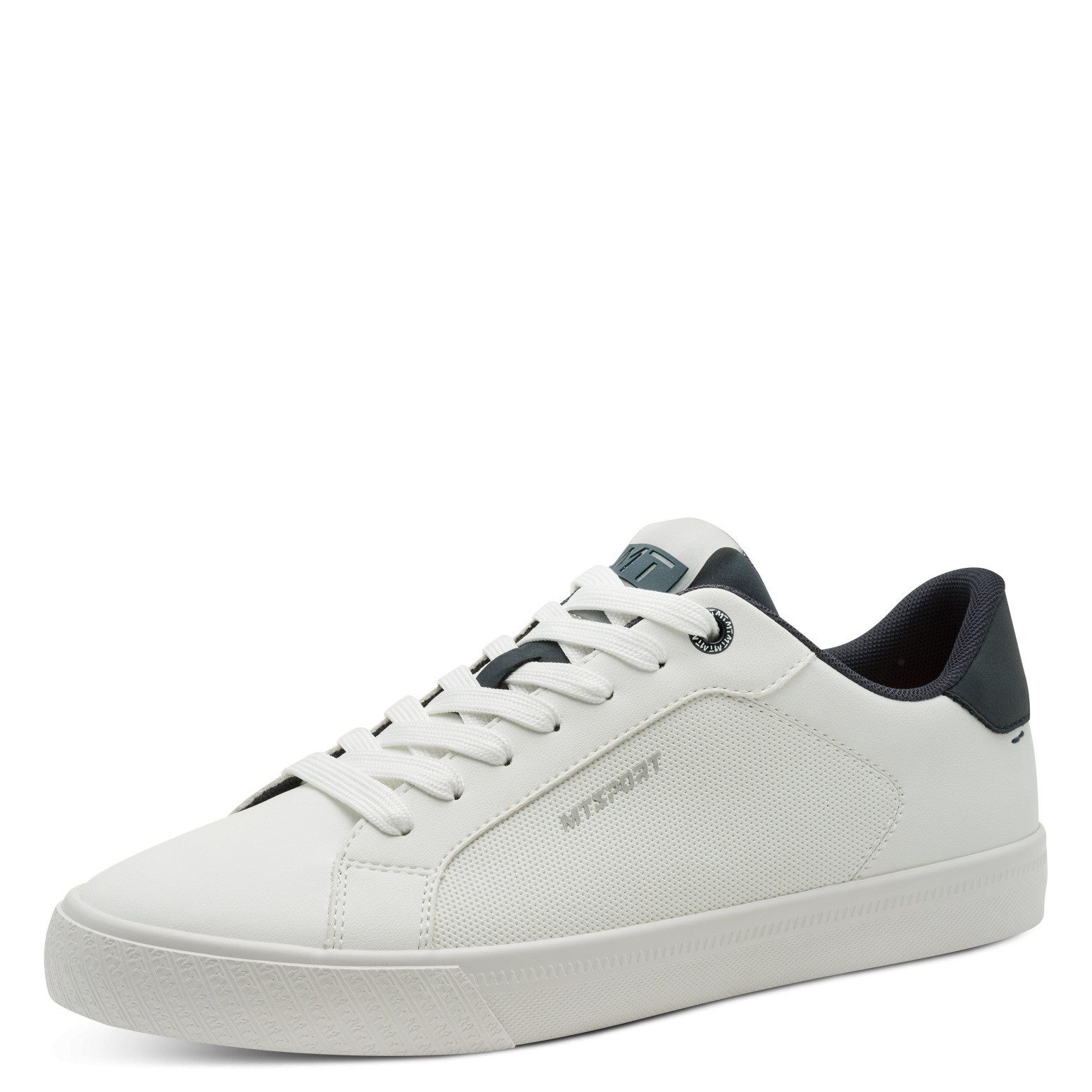 MARCO TOZZI Sneaker, Freizeitschuh, Halbschuh, Schnürschuh, Kontrastbesatz an der Ferse