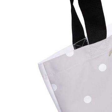 Mr. & Mrs. Panda Shopper Otter Kopfüber - Grau Pastell - Geschenk, Einkaufsbeutel, Beutel, Sch (1-tlg), Modisches Design